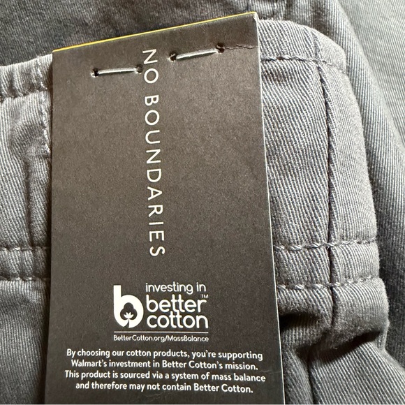 No Boundries Cotton Cargo Jogger NWT LARGE - Picture 5 of 5